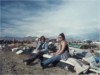 Doing that burning man thing.